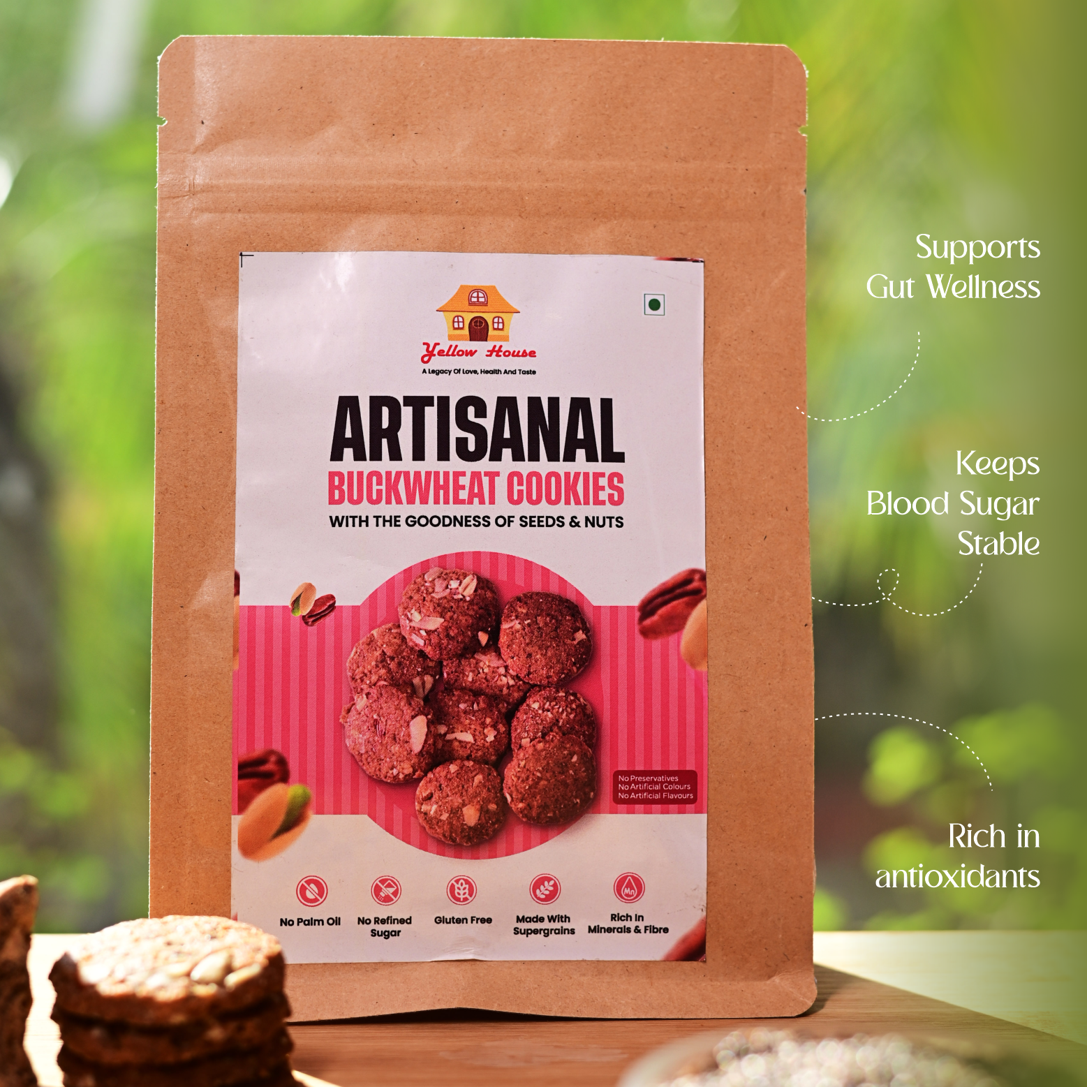 Artisanal Buckwheat Cookies