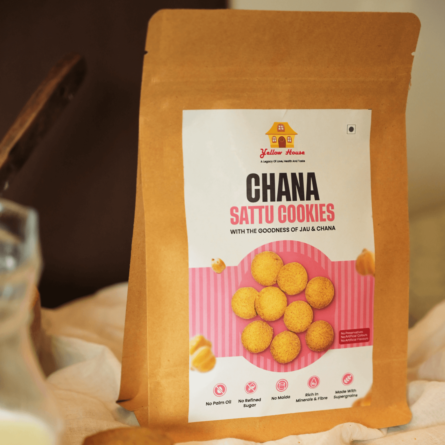 Chana Sattu Cookies